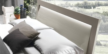 Kryzia letto moderno materico legno zona notte Tomasella