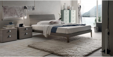 Letto matrimoniale Smart in legno Maronese
